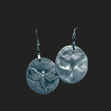Load image into Gallery viewer, Aluminum Fairy Medallion Earrings