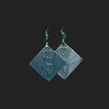 Load image into Gallery viewer, Aluminum Goddess Diamond Earrings