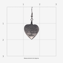Load image into Gallery viewer, Aluminum Empowered Heart Earrings