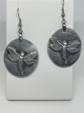 Load image into Gallery viewer, Aluminum Fairy Medallion Earrings