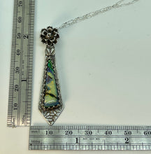 Load image into Gallery viewer, Fine Silver Pendant Features Stunning Sterling Opal