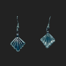 Load image into Gallery viewer, Aluminum Fan Drop Earrings
