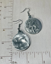 Load image into Gallery viewer, Aluminum Dragon Medallion Earrings
