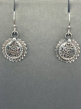 Load image into Gallery viewer, Floral Medallion Earrings
