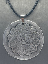 Load image into Gallery viewer, Aluminum Mandala Medallion Necklace
