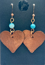 Load image into Gallery viewer, Copper Hearts - Variety of Bead Colors
