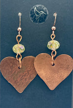 Load image into Gallery viewer, Copper Hearts - Variety of Bead Colors
